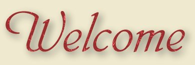 Welcome Banner